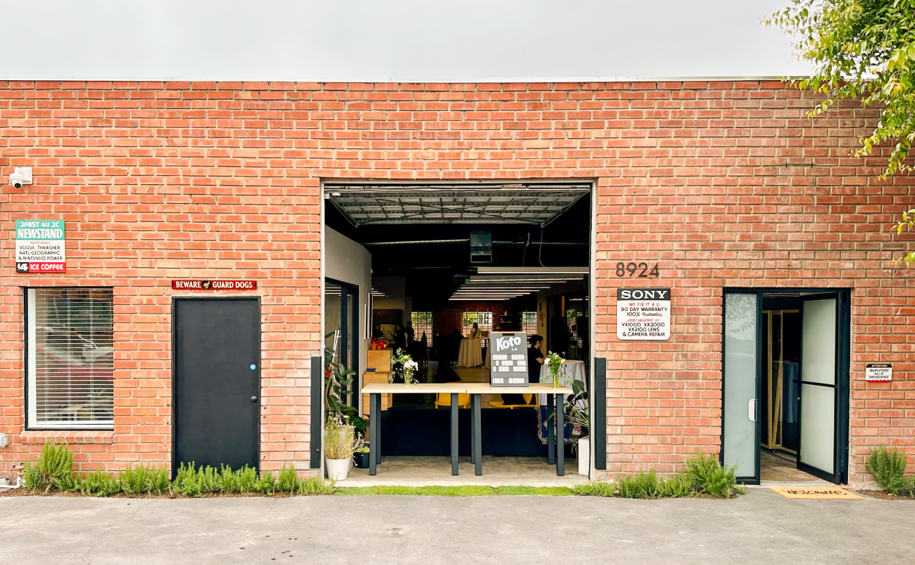 Exterior picture of Koto's Studio in Los Angeles